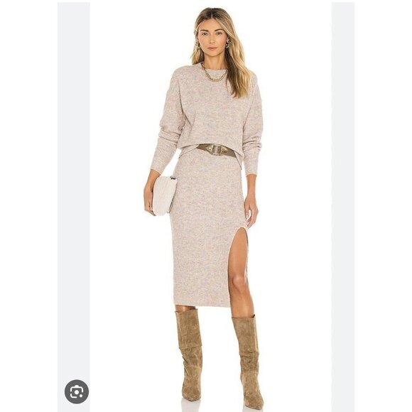 Anthropologie Dresses & Skirts - Anthropologie Heartloom Skirt Confetti Cable Knit Size M Stretch